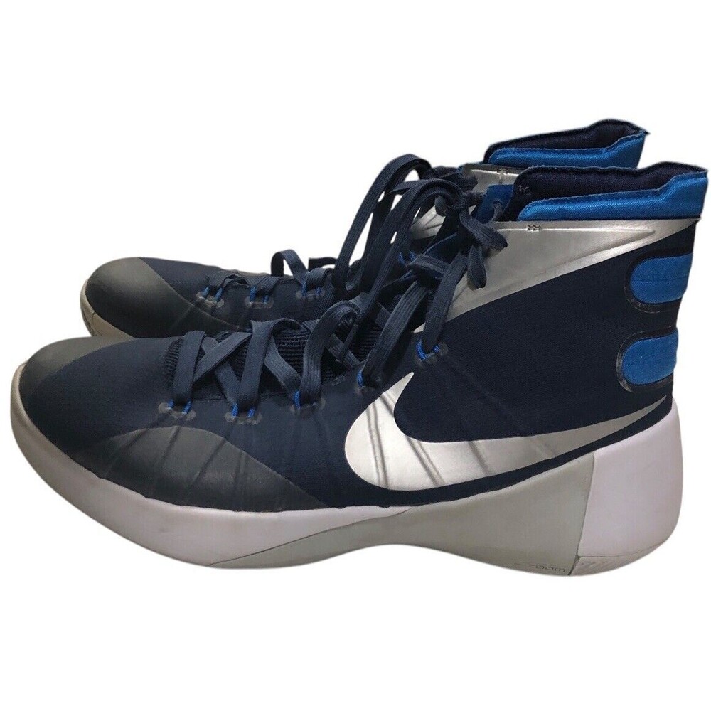 Nike Hyperdunk Men’s Shoes Navy Blue And White Size 13 2015 - Picture 3 of 10
